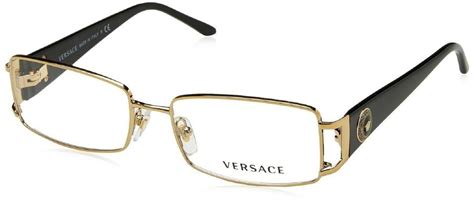 versace pale gold glasses|eyeglasses versace glasses on face.